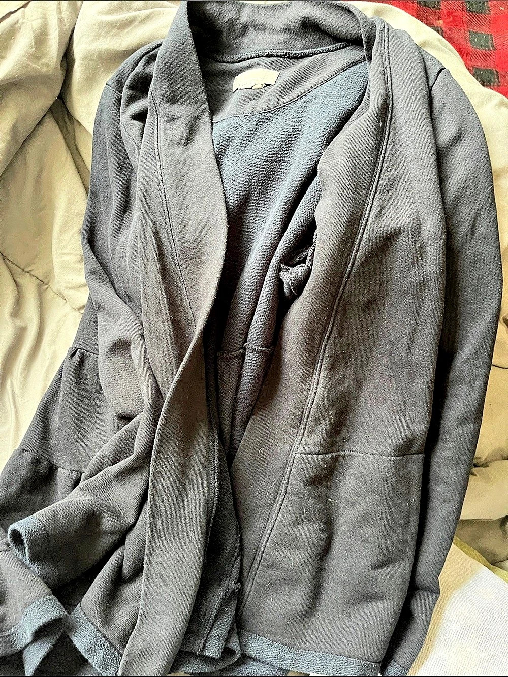 Anthropologie Women's Black Utility Jacket Size 2X